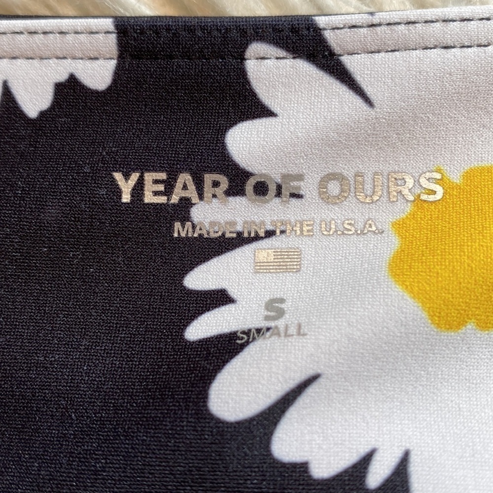Year Of Ours Daisy Cross Front High Rise Veronica Leggings sz S - Picture 3 of 9
